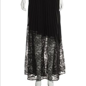 By Marlene Birgen lace pattern long skirt